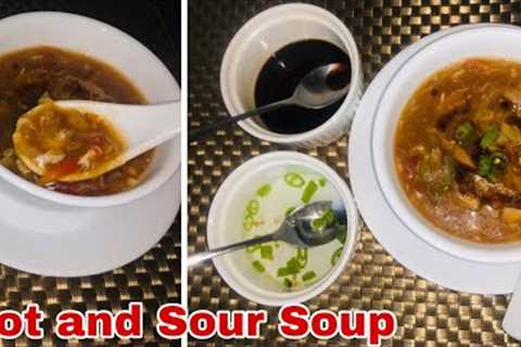 Restaurant Style Hot And Sour Soup| Chicken And Vegetables Soup Recipe