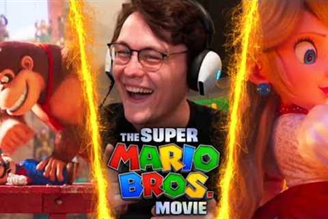 MY REACTION TO THE NEW SUPER MARIO BROS MOVIE TRAILER - RogersBase