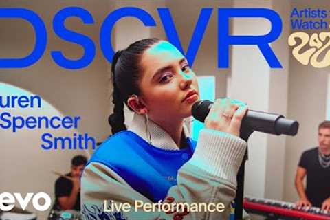 Lauren Spencer Smith - Fingers Crossed (Live) | Vevo DSCVR Artists to Watch 2023