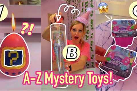 [ASMR] MY *OFFICIAL* A-Z MYSTERY TOY UNBOXING COMPILATION!!😱🎁✨(IT'S FINALLY HERE!🤤) | Rhia..