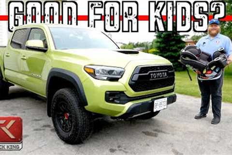 2022 Toyota Tacoma Double Cab Car Seat Test + Graco Car Seat Installation
