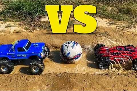 Traxxas Bigfoot vs Traxxas Rustler 4x4 | Remote Control Car | Traxxas RC Cars