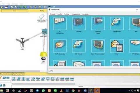IoT Packet Tracer 01 - Control Fan, Light, Window, and Appliance from SmartPhone