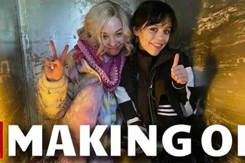 Making Of WEDNESDAY (2022) - Best Of Behind The Scenes &amp; On Set Bloopers With Jenna Ortega |..