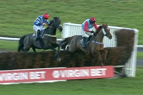Gamble landed! Horse backed from 66/1 to 100/30 to give trainer his first winner with a permit!