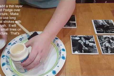 DIY Picture Coasters!  Great Personalized Gift Idea!
