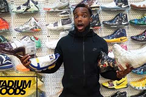 HUGE SNEAKER SHOPPING SPREE AT STADIUM GOODS IN SECRET BACKROOM!