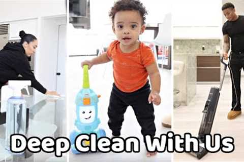 Deep Clean + Open Up Shine's Birthday Gifts With Us! *Cleaning Motivation*