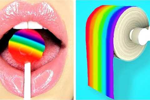 SMART PARENTING HACKS || Rainbow Hacks And Fun DIY Crafts For Everyone by Gotcha!
