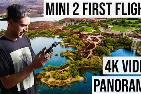 DJI Mini 2: First Flight RAW Footage &amp; Quick Shot Panorama Photos AMAZING QUALITY!!
