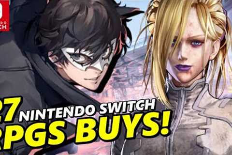 27 BIG UNDERRATED MUST-BUY Nintendo Switch RPGS !