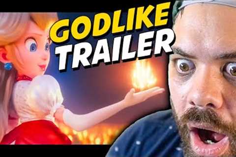 REACTING TO THE NEW MARIO MOVIE TRAILER (Peach &amp; DK Revealed!)