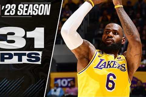 LeBron James 31 PTS 6 THREES Full Highlights vs Blazers 🔥