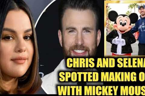 😲😳🔥Paparazzi SPOTS Chris Evans, Selena Gomez having Fun with Friends at Colorado with Mickey..