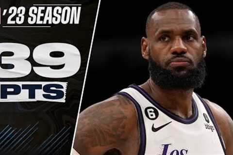 LeBron James CRAZY 39 PTS 11 REB 7 THREES Full Highlights vs Spurs 🔥