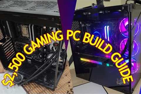 Building An INSANE $2500 GAMING PC Guide [Intel 12th GEN &amp; RTX 3070 TI]