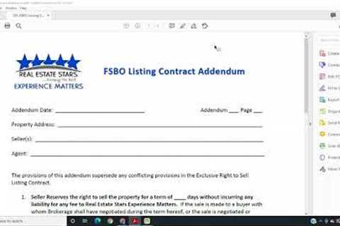 For Sale By Owner (FSBO) Program