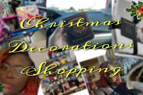 CHRISTMAS DECORATION SHOPPING || Walmart, Hobby Lobby, Home Depot, Lowe’s etc || iiAmSarafina