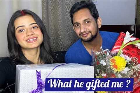 Anniversary gifts unboxing | vlog 15 #jaatpahadan #couple #marriage #anniversary #trending #viral