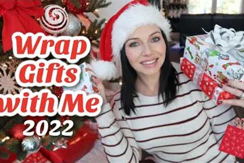 NEW! 🎁 WRAP CHRISTMAS GIFTS WITH ME | WRAP WITH ME 2022 | CHRISTMAS GIFT WRAPPING | CHRISTMAS GIFTS