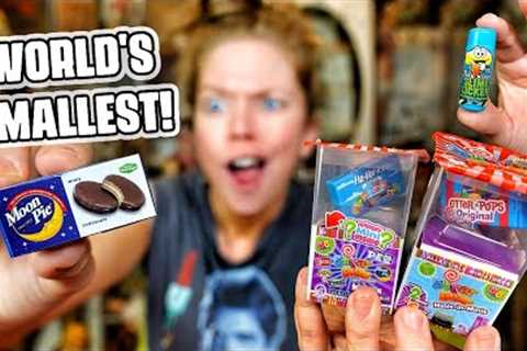 Unboxing TINY REAL Candy &amp; Snacks Miniature Items!- Sugar Buzz Minis!