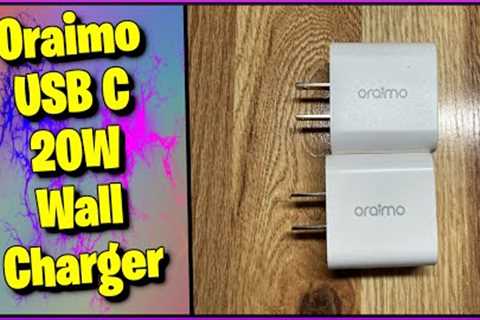Charge Faster? Oraimo USB C 20W Wall Charger || MumblesVideos product review