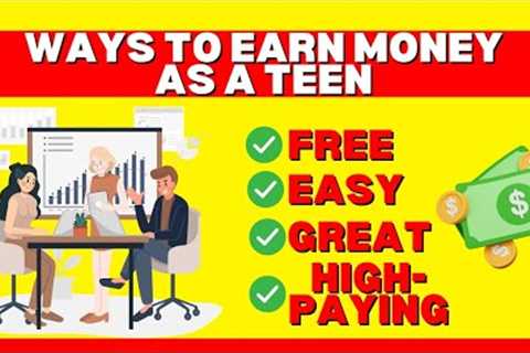 Best Ways to Make Money Online As a Teenager In 2022! | Make Money Online 2022