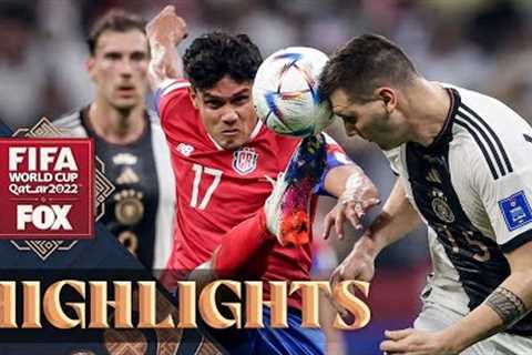 Costa Rica vs. Germany Highlights | 2022 FIFA World Cup