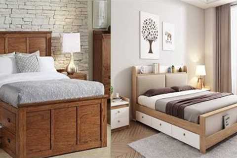 Wooden Bed Designs With Storage |Unique wooden Bed Ideas by Healthy Hobbies|Home Decor Ideas