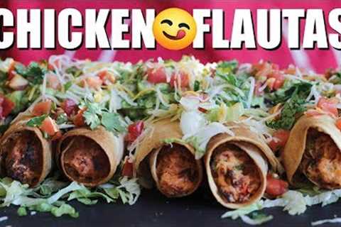 Meal Prep For Weight Loss | Air Fryer Flautas /  Rolled Tacos Recipe