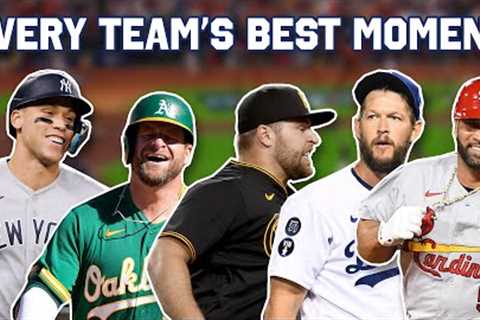 Every team's best moment from the 2022 MLB season!