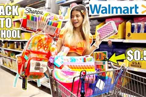 WALMART BACK TO SCHOOL SUPPLIES SHOPPING SPREE 2022! *College Edition*