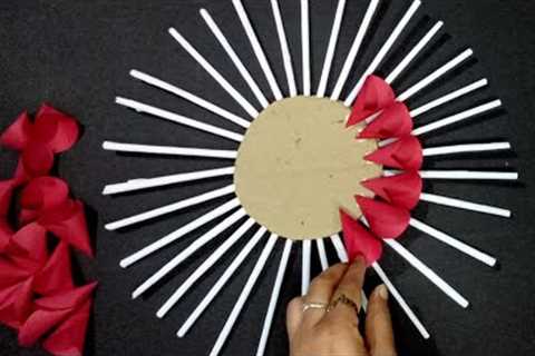 wall hanging craft ideas/amazing craft ideas/best paper flower Wall Hanging/unique craft/wall decor