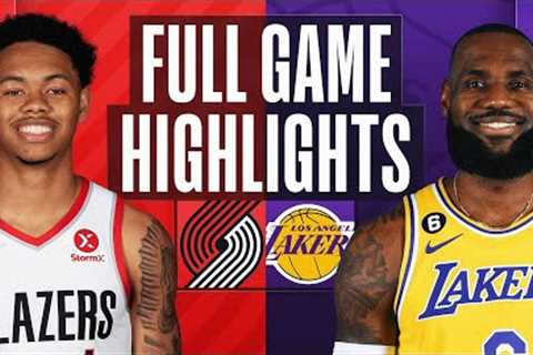 TRAIL BLAZERS at LAKERS | NBA FULL GAME HIGHLIGHTS | November 30, 2022