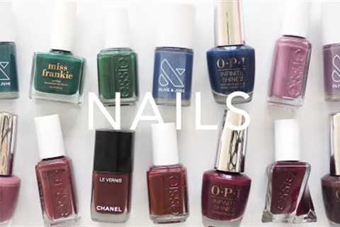 Autumn At-Home Manicure | Fall Green Polish and Nail Prep Steps
