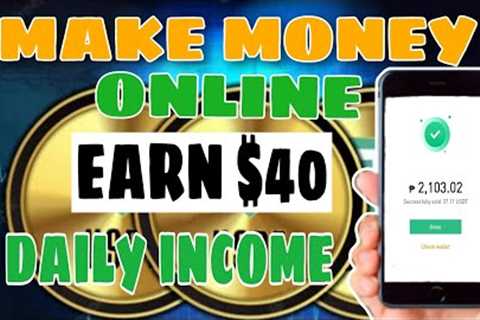 ||Make money online||Earn $40 a day||New USDT earning app||