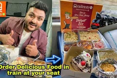 How to Order Delicious Food in Train at your Seat 🚂🔥 || Railrestro || Indian Railways ||