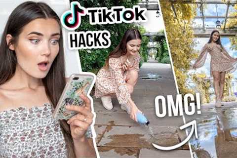 TESTING VIRAL TIKTOK PHOTOGRAPHY HACKS...DO THEY ACTUALLY WORK!?