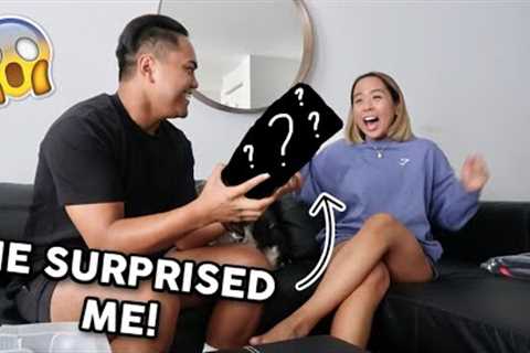 BOYFRIEND GIFT EXCHANGE! CELEBRATING OUR ANNIVERSARY!