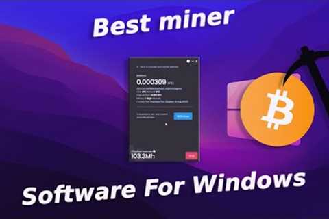 Program for mining bitcoin on Windows | December 2022