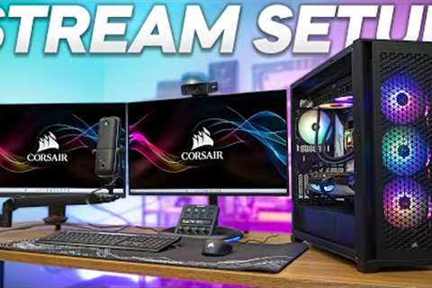 $5,000 FULL Streaming Setup (PC, Monitors, Mic, Camera &amp; MORE)