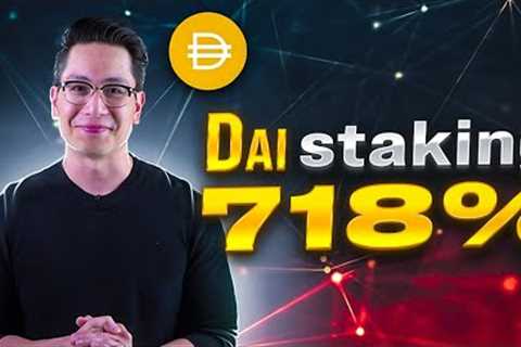 THE MOST PROFITABLE DAI coin STAKING at 718% 🚀 yield farming dai