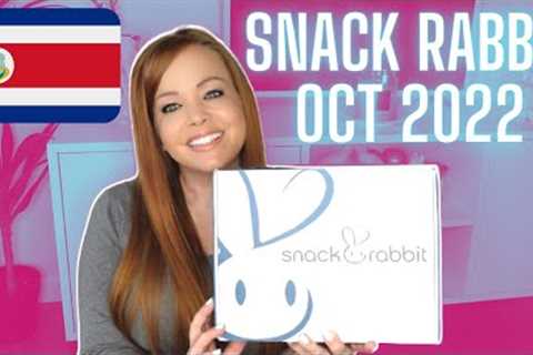 COSTA RICAN SNACKS | SNACK RABBIT OCTOBER 2022 UNBOXING | INTERNATIONAL SNACK SUBSCRIPTION BOX