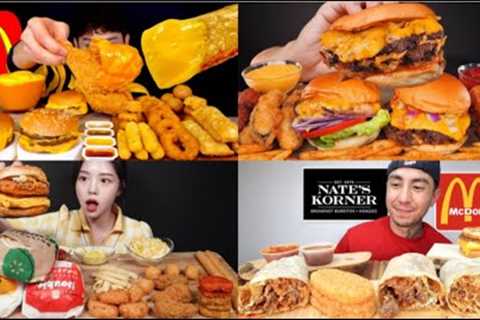 BEST ASMR *FAST FOOD* MUKBANG COMPILATION | SATISFYING pt.3
