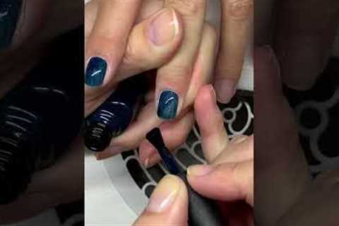 CND Shellac Manicure in 'Midnight Swim'