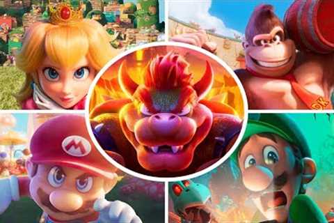 The Super Mario Bros. Movie - ALL Trailers, NEW Footage &amp; Posters