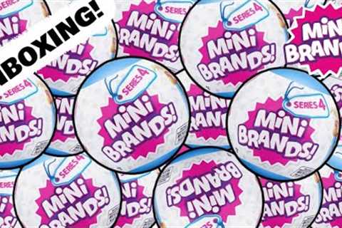 UNBOXING MINI BRANDS SERIES 4!!