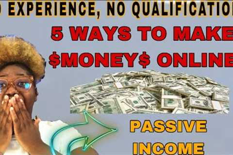 5 EASY Ways To Make Money Online 2023 | WORLDWIDE (Passive Income Pilot)