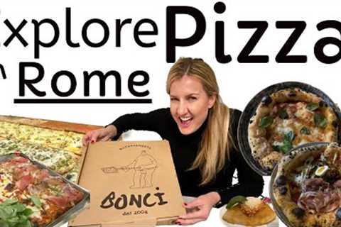 Explore Pizza in Rome| Rome Travel 2022 | Food Vlog 2022 | Eating Pizza in Rome| Travel Vlog 2022