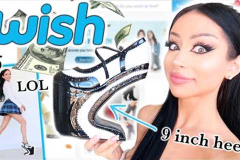 trying CRAZY shoes i bought on wish